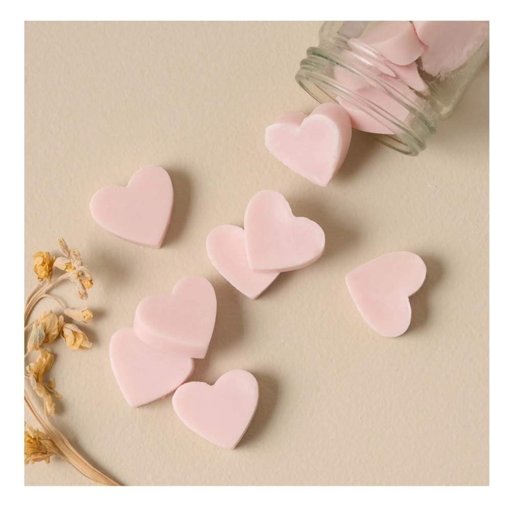Pink Heart Shaped Soaps